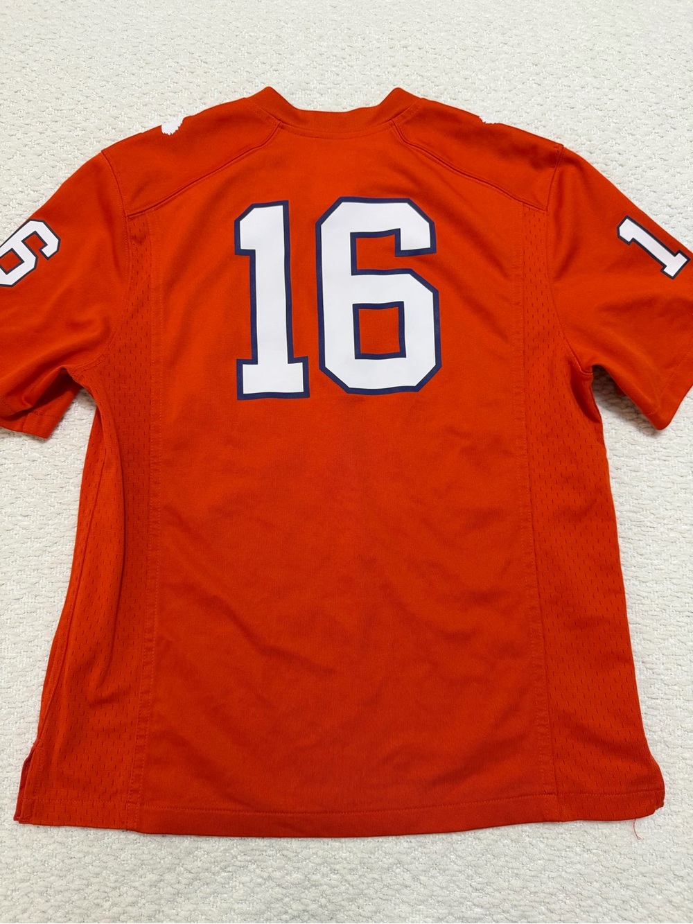 Nike Trevor Lawrence #16 Clemson Tigers Football Jersey Orange Youth Large - Picture 6 of 6